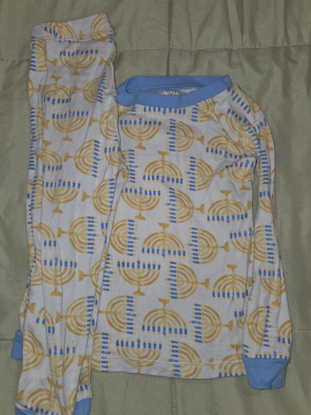 Burts Bees Hanukkah Pajamas - 2T